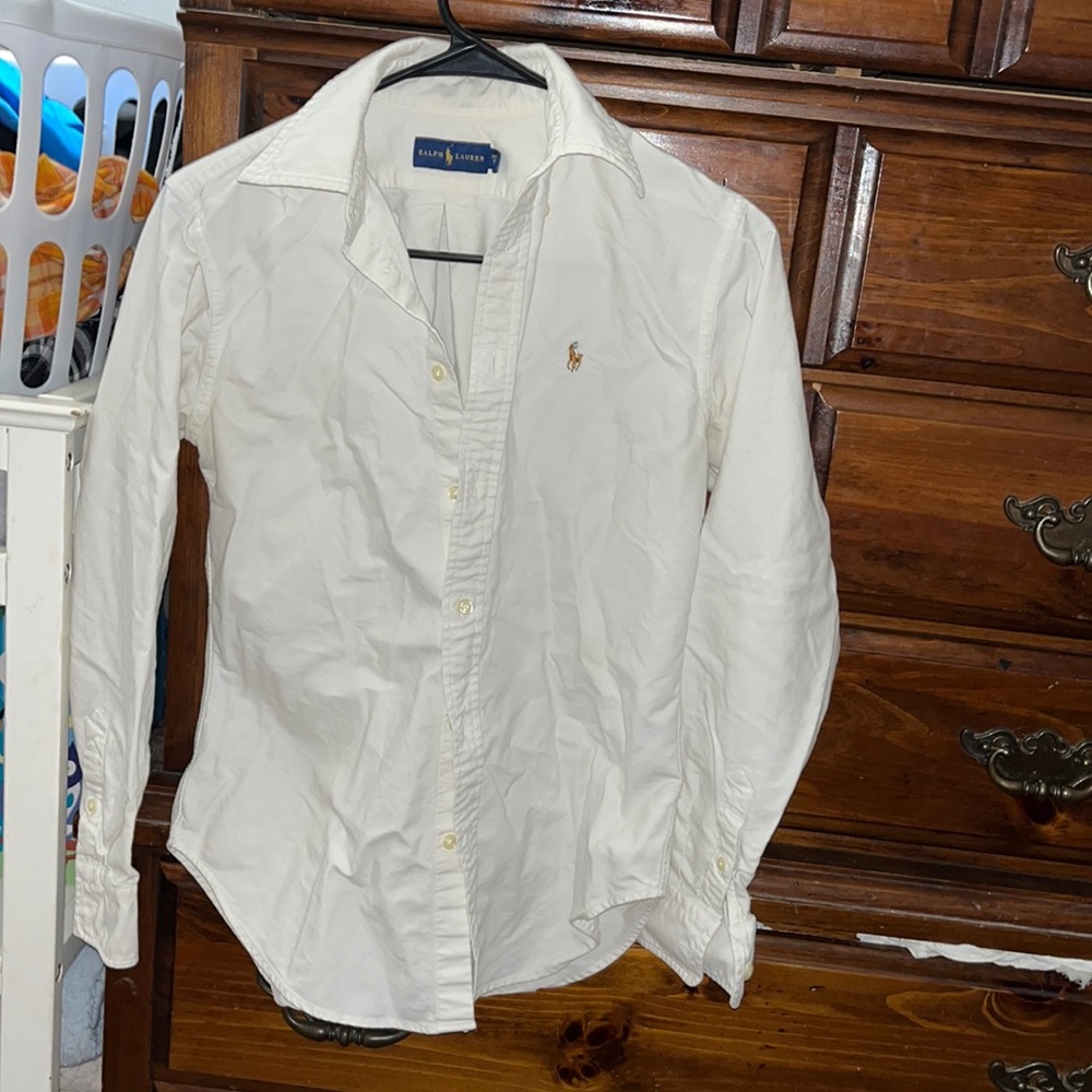 Ralph Lauren polo button up shirt. Good condition.